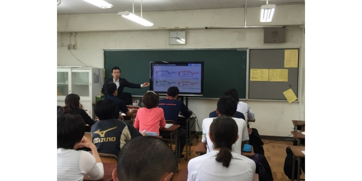 『東村山市 市内中学校保健体育教員研究会』にて貧血予防講演会を行いました。

