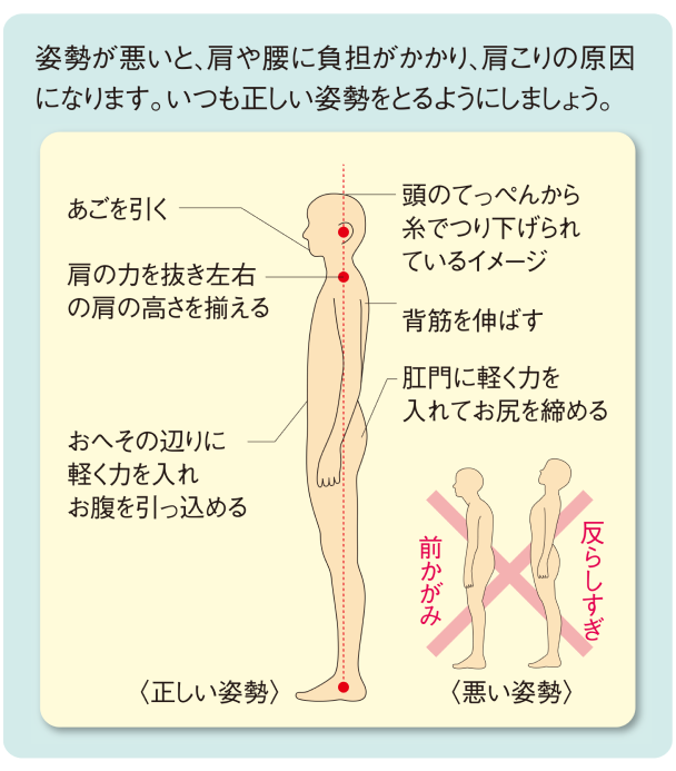 図３ 正しい姿勢