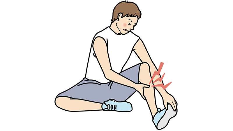 足 の 指 が つる 病気