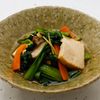 小松菜と生揚げの炒め煮