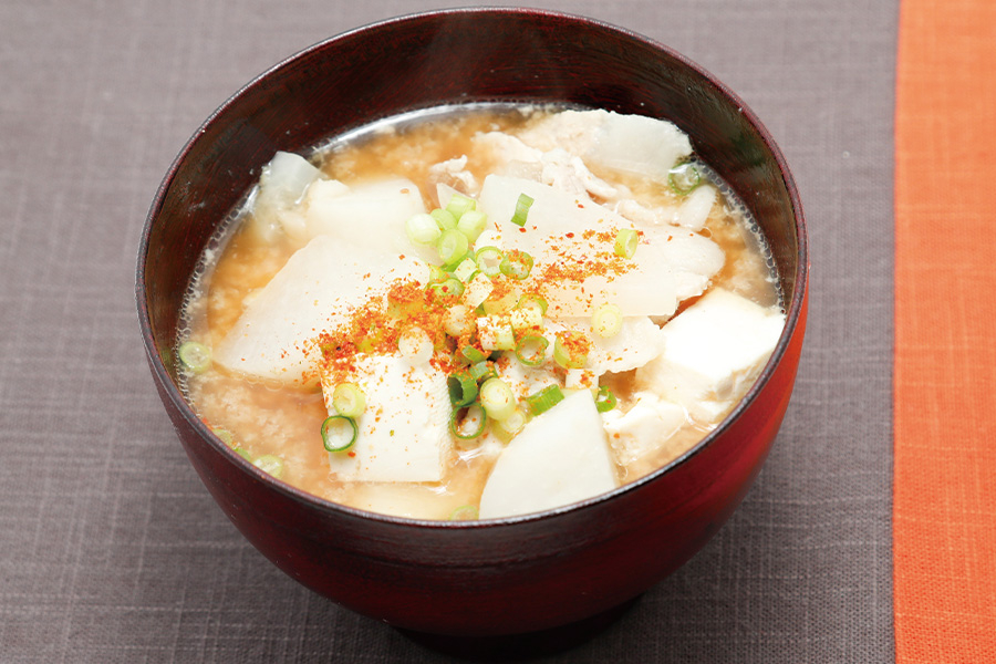 にんにくしょうが豚汁