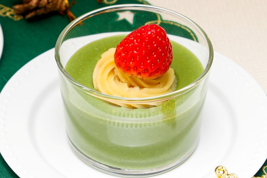 抹茶くずプリン