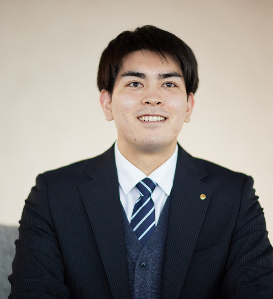 画像:K.U.さん、明るい表情。